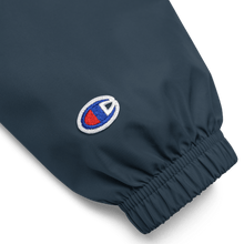 Load image into Gallery viewer, Embroidered Champion Packable Jacket - HOLLOW Lifestyle
